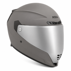 casco roda scorpion gris mate mica plateada
